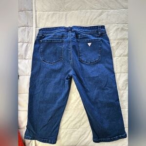 Guess Blue Denim Cropped Capri Jeans Size 31